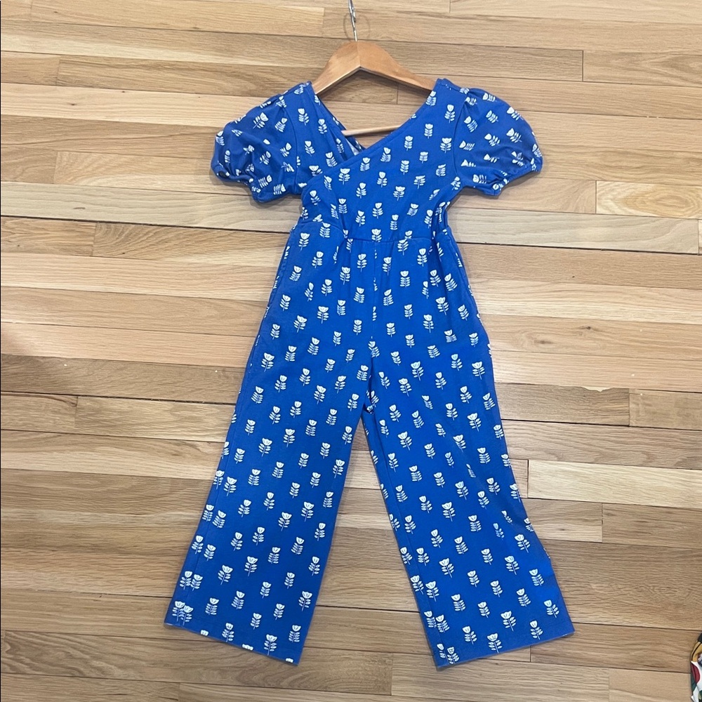 Tea Collection Blue Floral Jumper